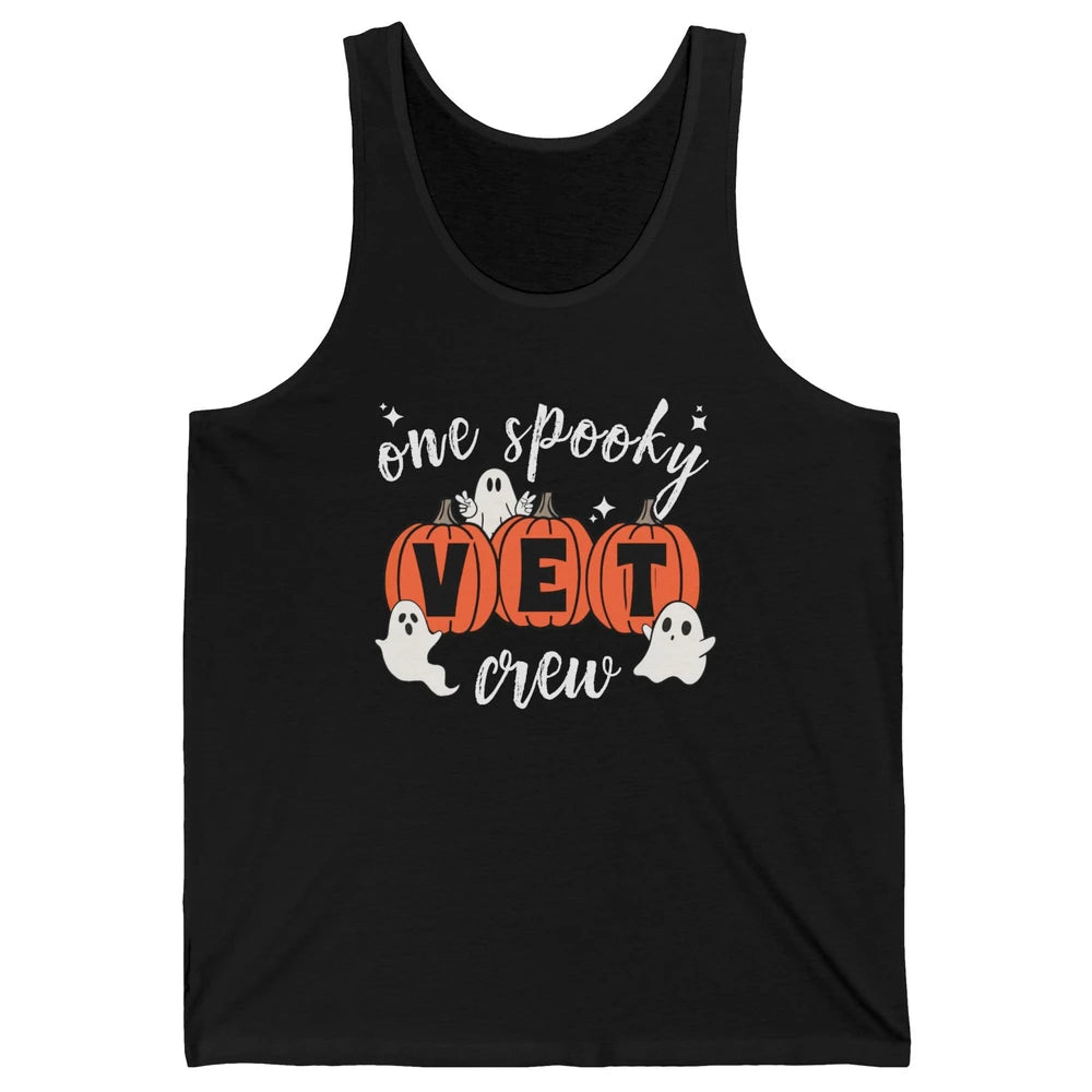 One Spooky Veterinarian Vet Squad Halloween Vet Tech Nurse Unisex Jersey Tank