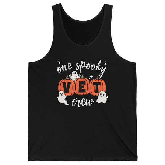 One Spooky Veterinarian Vet Squad Halloween Vet Tech Nurse Unisex Jersey Tank