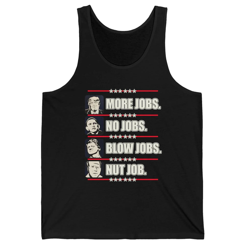 Presidents Vote Trump Anti Biden Obama Clinton Funny Choice Unisex Jersey Tank