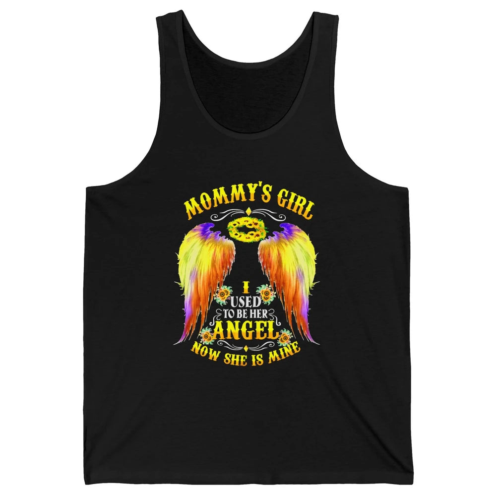 Mommy's Girl I Used To Be Her Angel Now She Is Mine Mom Gift Unisex Jersey Tank