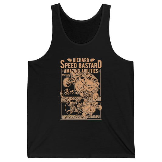 Retro ATV Speed Ride Mud Riding Dirt UTV SXS Rider Offroad Unisex Jersey Tank