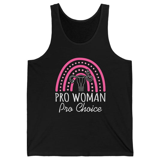 Pro Women Pro Choice My Uterus Rainbow Abortion Rights Unisex Jersey Tank
