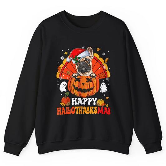 Mummy French Bulldog Dog Witch Happy Halloween Spooky Season Unisex Crewneck Sweatshirt