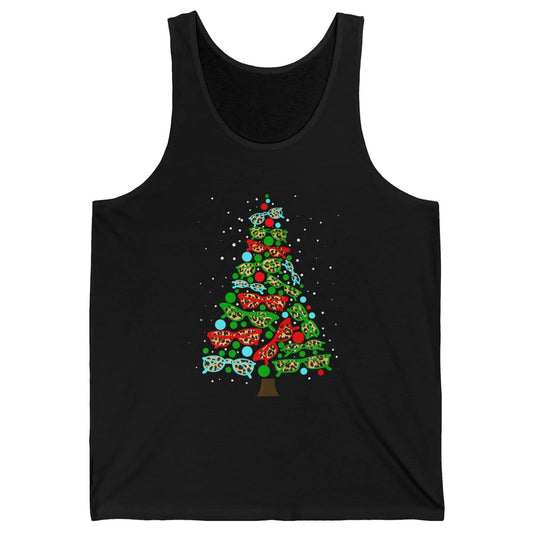Optician Christmas Funny Xmas Tree Eyeglasses Optometrist Unisex Jersey Tank