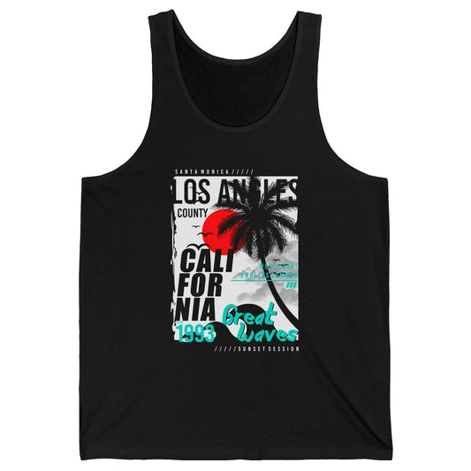 Retro Los Angeles California West Coast Endless Summer 1993 Unisex Jersey Tank