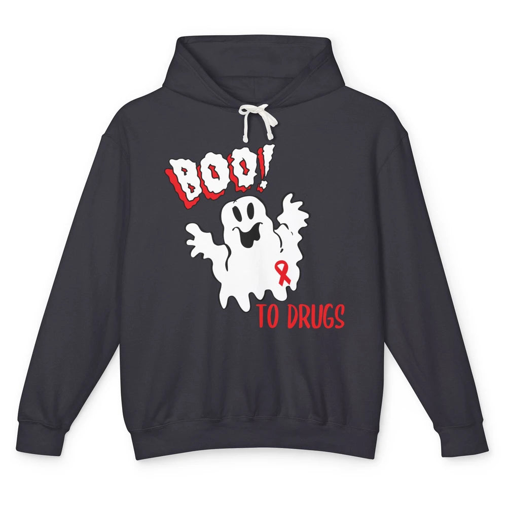 Red Ribbon Week Awareness Say No To Drugs Drug Free Unisex Lightweight Hoodie