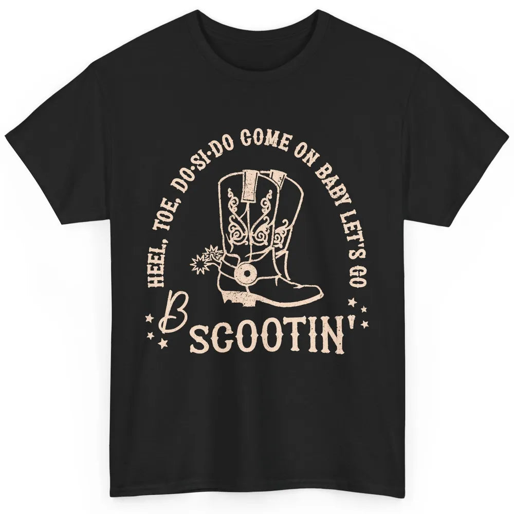 Retro Cowboy Come On Boot Scootin' Boogie Western Country Classic Unisex T-Shirt