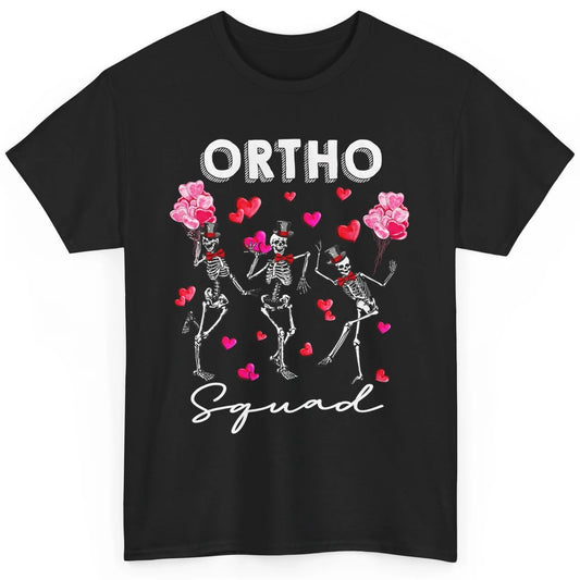 Ortho Nurse Valentine Skeleton Dancing Orthopedic Nursing Classic Unisex T-Shirt