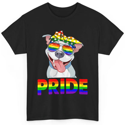 Pitbull Pride Dog Mom LGBT Gay Pride Month Classic Unisex T-Shirt