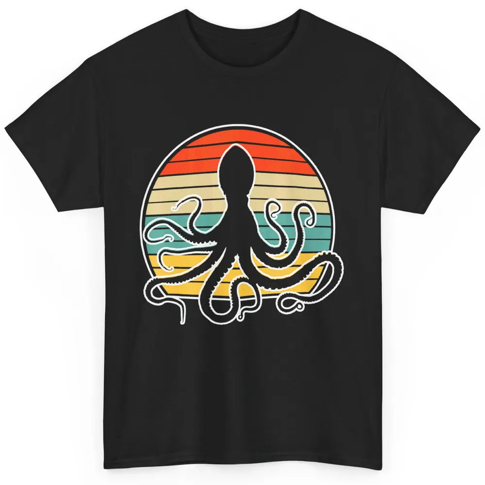 Retro Octopus Kraken Ocean Sea Creature Pirate Vintage Humor Classic Unisex T-Shirt