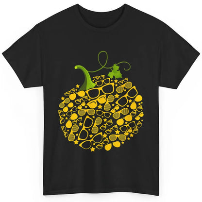 Pumpkin Glasses Optometry Optician Halloween Spooky Season Classic Unisex T-Shirt