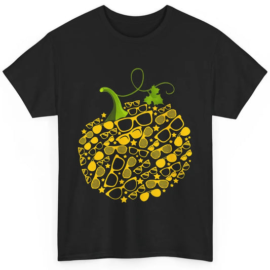 Pumpkin Glasses Optometry Optician Halloween Spooky Season Classic Unisex T-Shirt