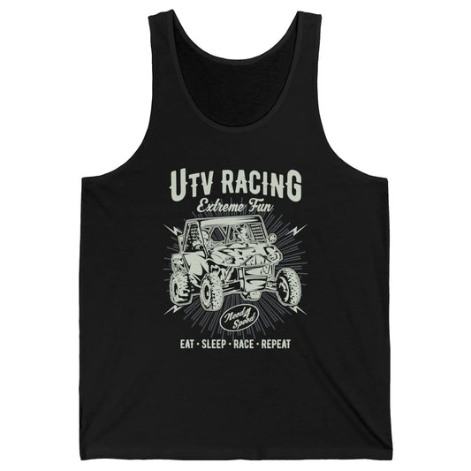 Retro Fun UTV Racing Limit Mud Riding Dirt SXS Rider Offroad Unisex Jersey Tank