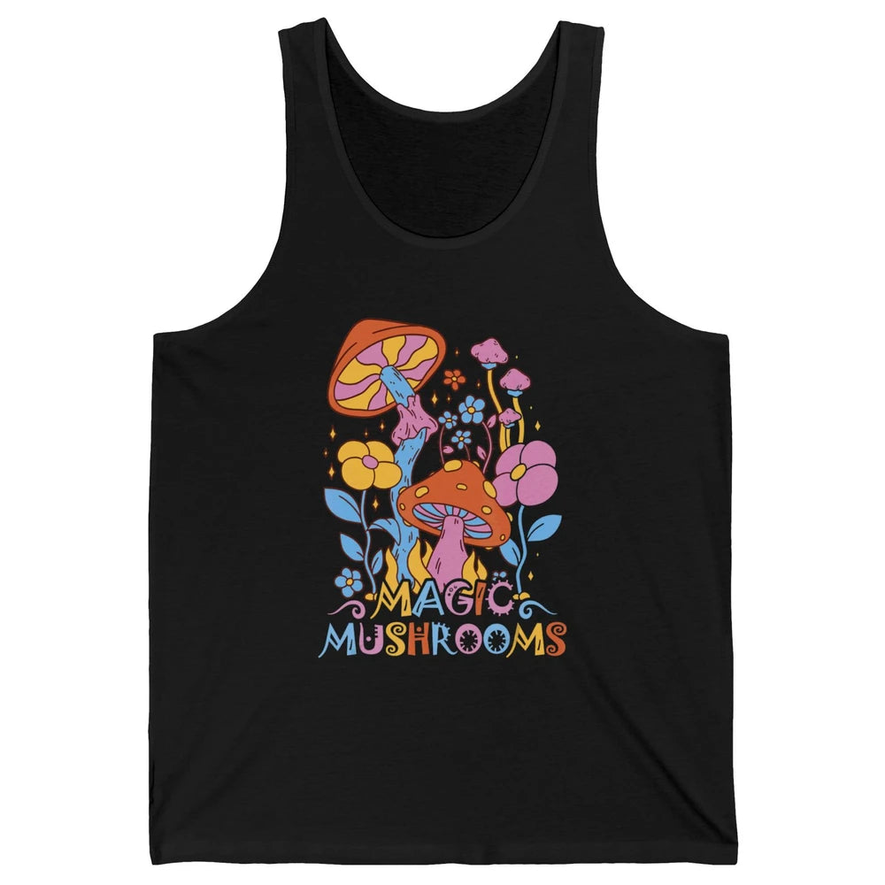 Mycology Fungi Magical Mushroom Hippie Mycologist Hunting Unisex Jersey Tank