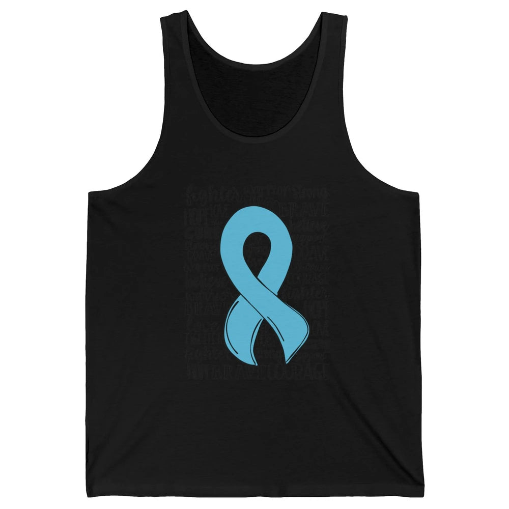 POTS Postural Orthostatic Tachycardia Ribbon Hope Love Cure Unisex Jersey Tank