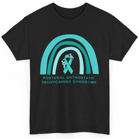 POTS Postural Orthostatic Tachycardia Syndrome Turquoise Classic Unisex T-Shirt