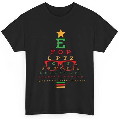 Optician Christmas Funny Xmas Tree Eyeglasses Optometrist Classic Unisex T-Shirt