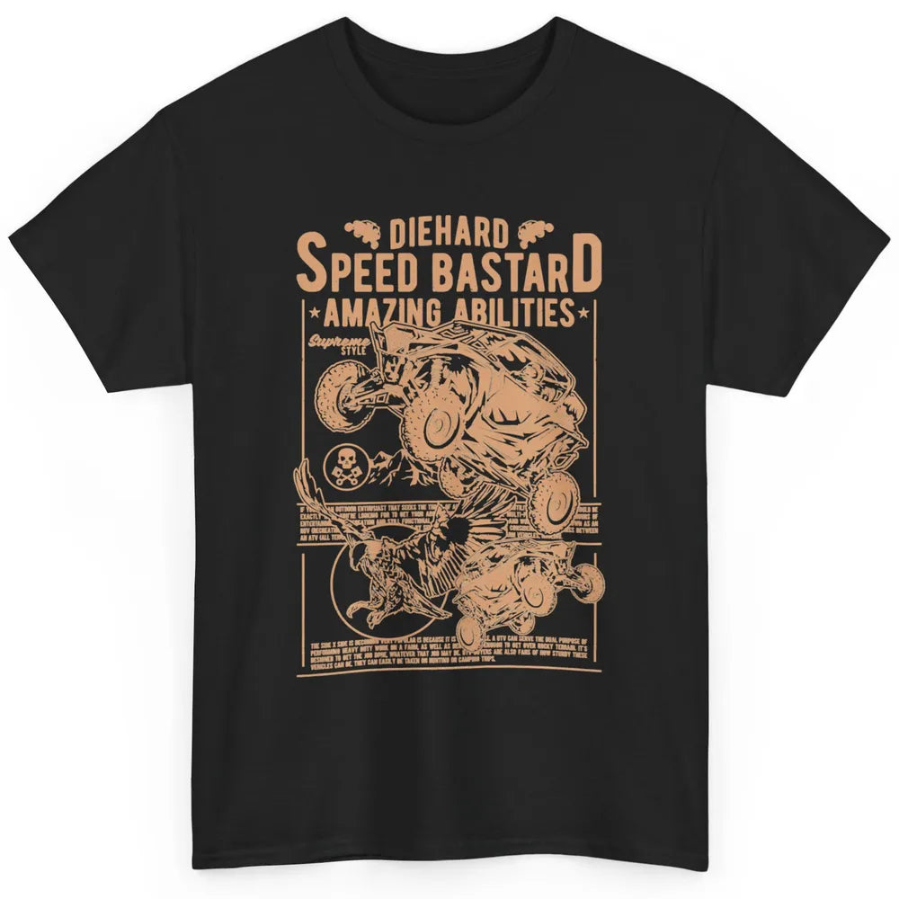 Retro ATV Speed Ride Mud Riding Dirt UTV SXS Rider Offroad Classic Unisex T-Shirt