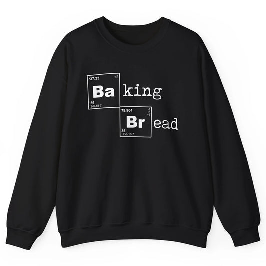 Retro Baking Bread Funny Baking Lovers Gift Bread Bakers Unisex Crewneck Sweatshirt