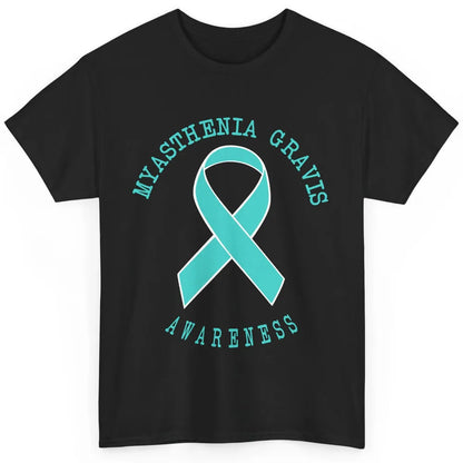 Myasthenia Gravis Awareness Ribbon Neuromuscular Disease Classic Unisex T-Shirt