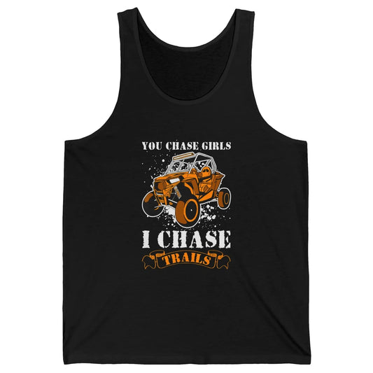 Retro Chase Trails Mud Rider Dirty UTV SXS Rider Offroad Unisex Jersey Tank