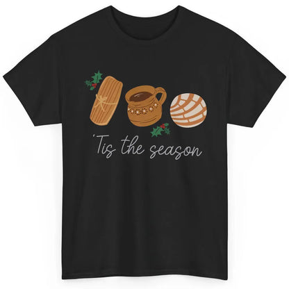 Mexican Christmas Feliz Navidad Concha Tamale Sweet Bread Classic Unisex T-Shirt