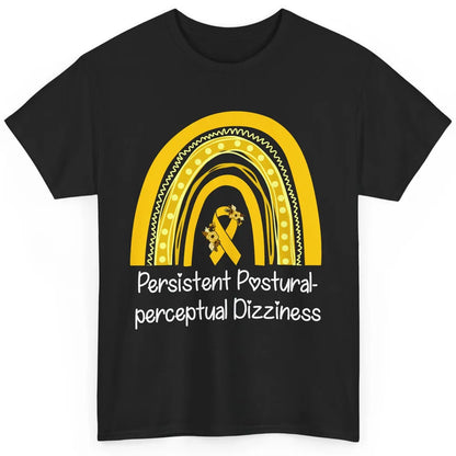 Persistent Postural-perceptual Dizziness PPPD Yellow Rainbow Classic Unisex T-Shirt