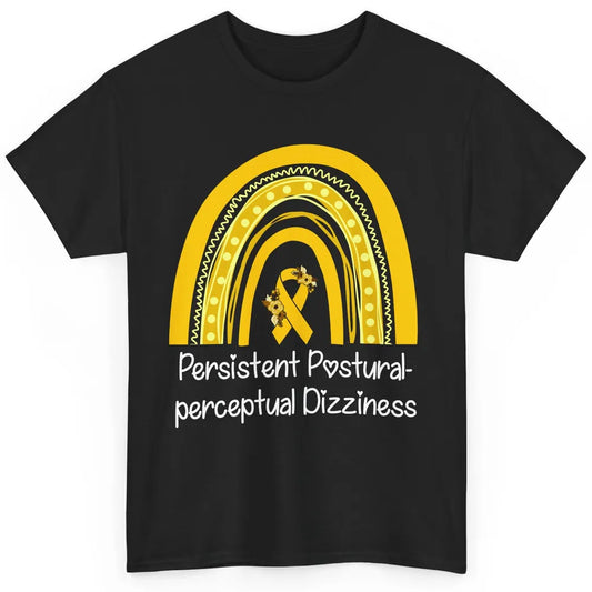 Persistent Postural-perceptual Dizziness PPPD Yellow Rainbow Classic Unisex T-Shirt