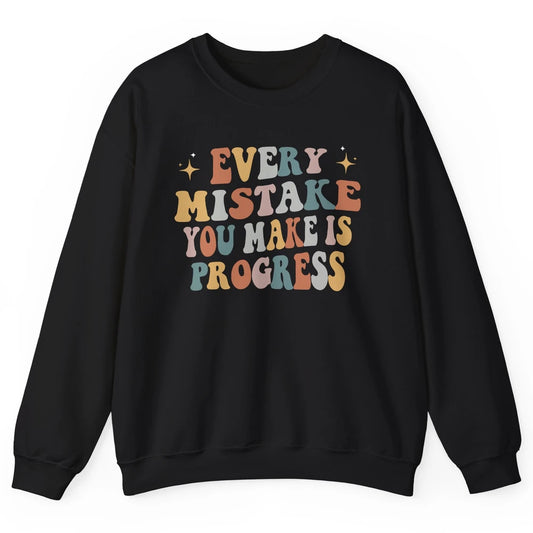 Personal Growth Mindset Therapist Mental Health Retro Boho Unisex Crewneck Sweatshirt