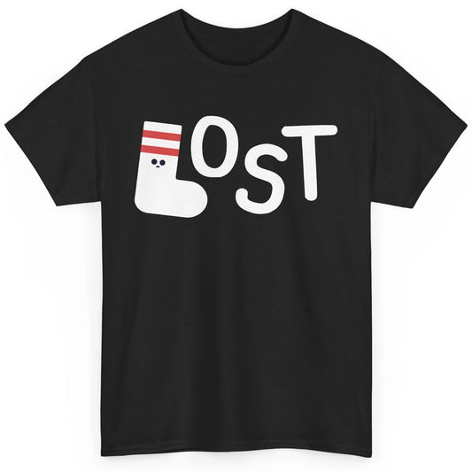 Missing Sock Funny Sock Lost Laundry Pun Lonely Sock Classic Unisex T-Shirt