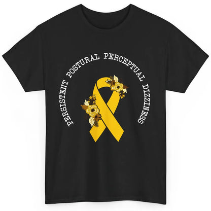 Persistent Postural-perceptual Dizziness PPPD Yellow Ribbon Classic Unisex T-Shirt