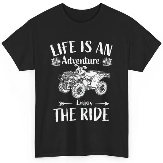 Retro Enjoy The Ride ATV Rider UTV Mud Riding SXS Offroad Classic Unisex T-Shirt