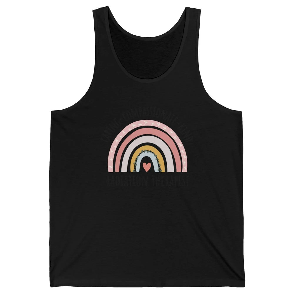 Radiation Therapist Pastel Rainbow Radiation Therapy Gift Unisex Jersey Tank