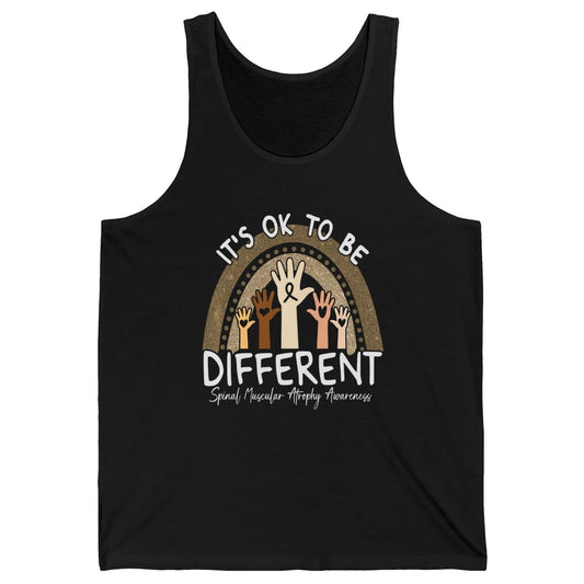 OK Be Different Rainbow Warrior Spinal Muscular Atrophy SMA Unisex Jersey Tank