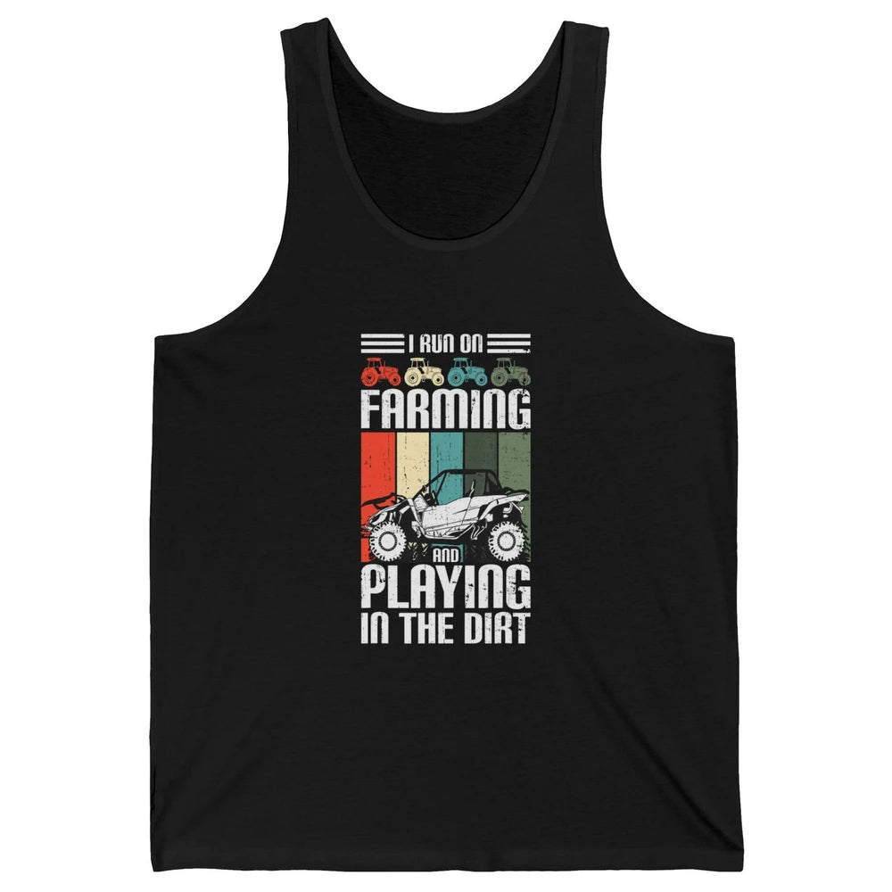 Retro Play In Dirt UTV Mud Riding Dirty SXS Rider Offroad Unisex Jersey Tank