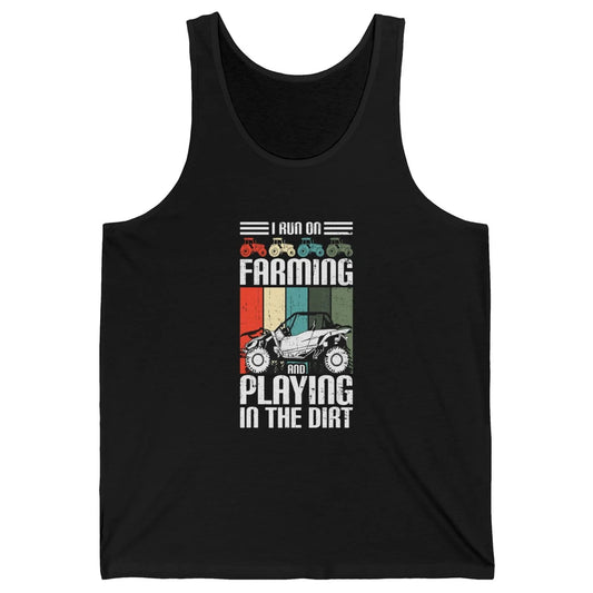 Retro Play In Dirt UTV Mud Riding Dirty SXS Rider Offroad Unisex Jersey Tank