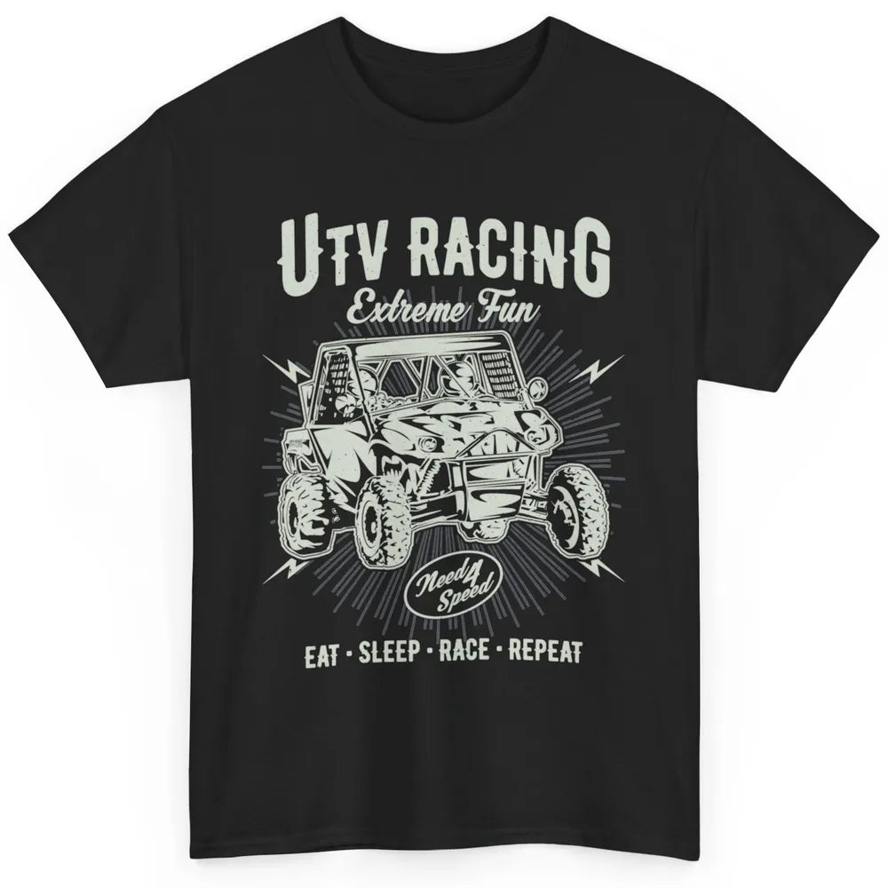 Retro Fun UTV Racing Limit Mud Riding Dirt SXS Rider Offroad Classic Unisex T-Shirt