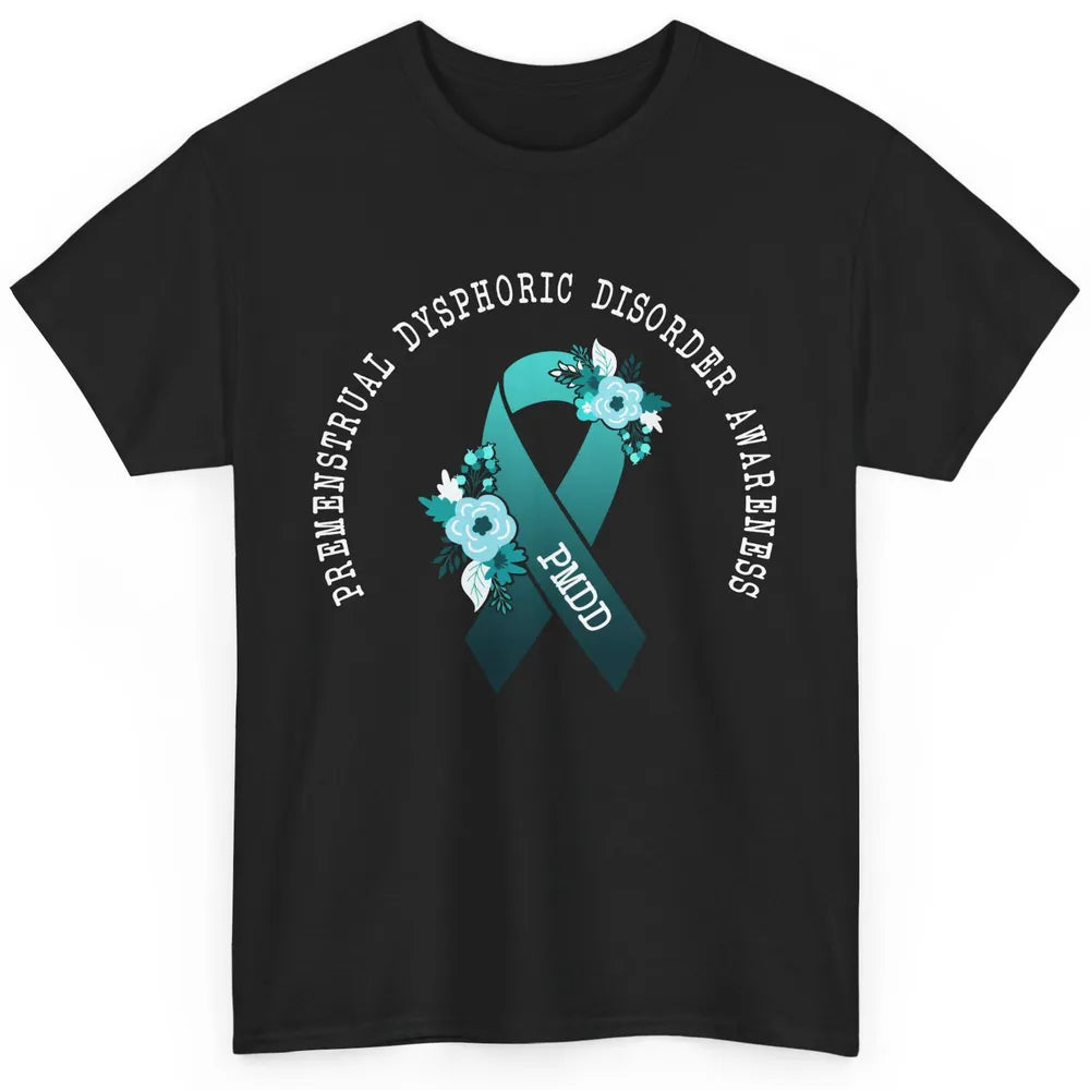 Premenstrual Dysphoric Disorder PMDD Awareness Ribbon Classic Unisex T-Shirt
