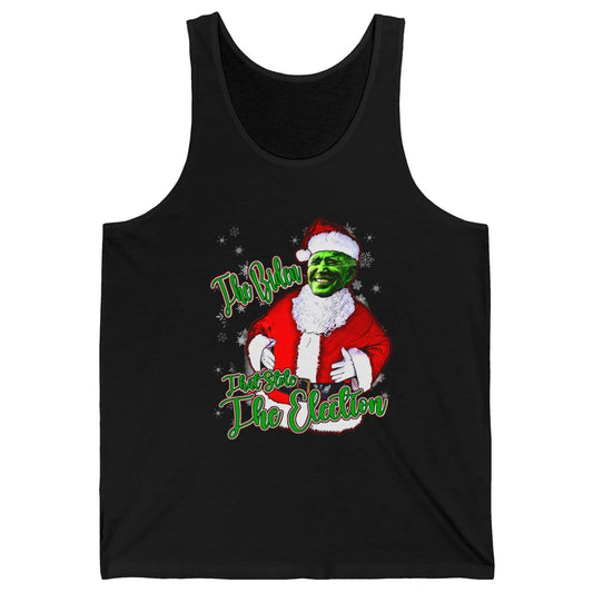 Funny Biden Stole The Election Anti Biden Liberals Christmas Unisex Jersey Tank