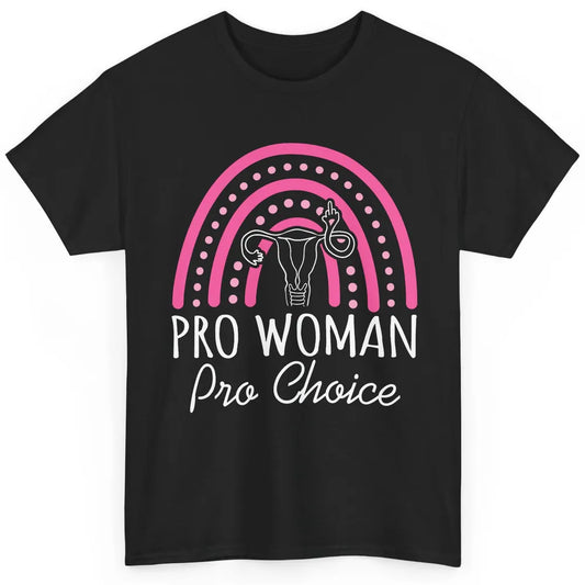 Pro Women Pro Choice My Uterus Rainbow Abortion Rights Classic Unisex T-Shirt