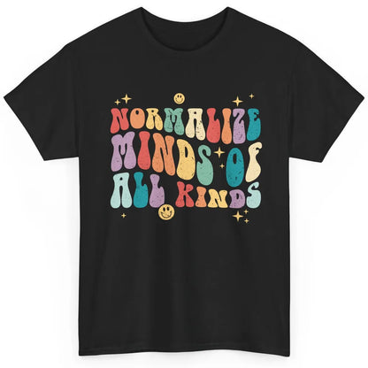Retro Autism Normalize Minds Of All Kinds Neurodiversity Classic Unisex T-Shirt