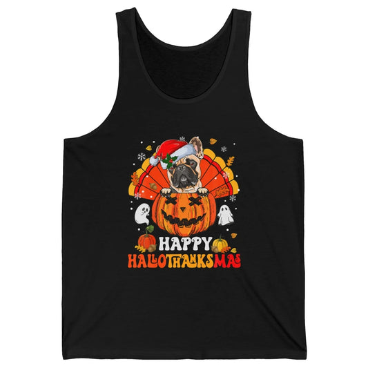 Mummy French Bulldog Dog Witch Happy Halloween Spooky Season Unisex Jersey Tank