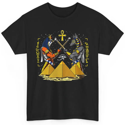 Retro Ancient Egyptian God Anubis Egypt Horus Archaeology Classic Unisex T-Shirt