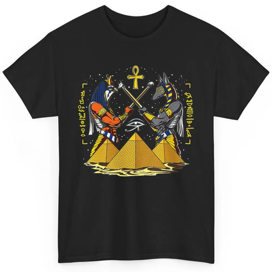 Retro Ancient Egyptian God Anubis Egypt Horus Archaeology Classic Unisex T-Shirt