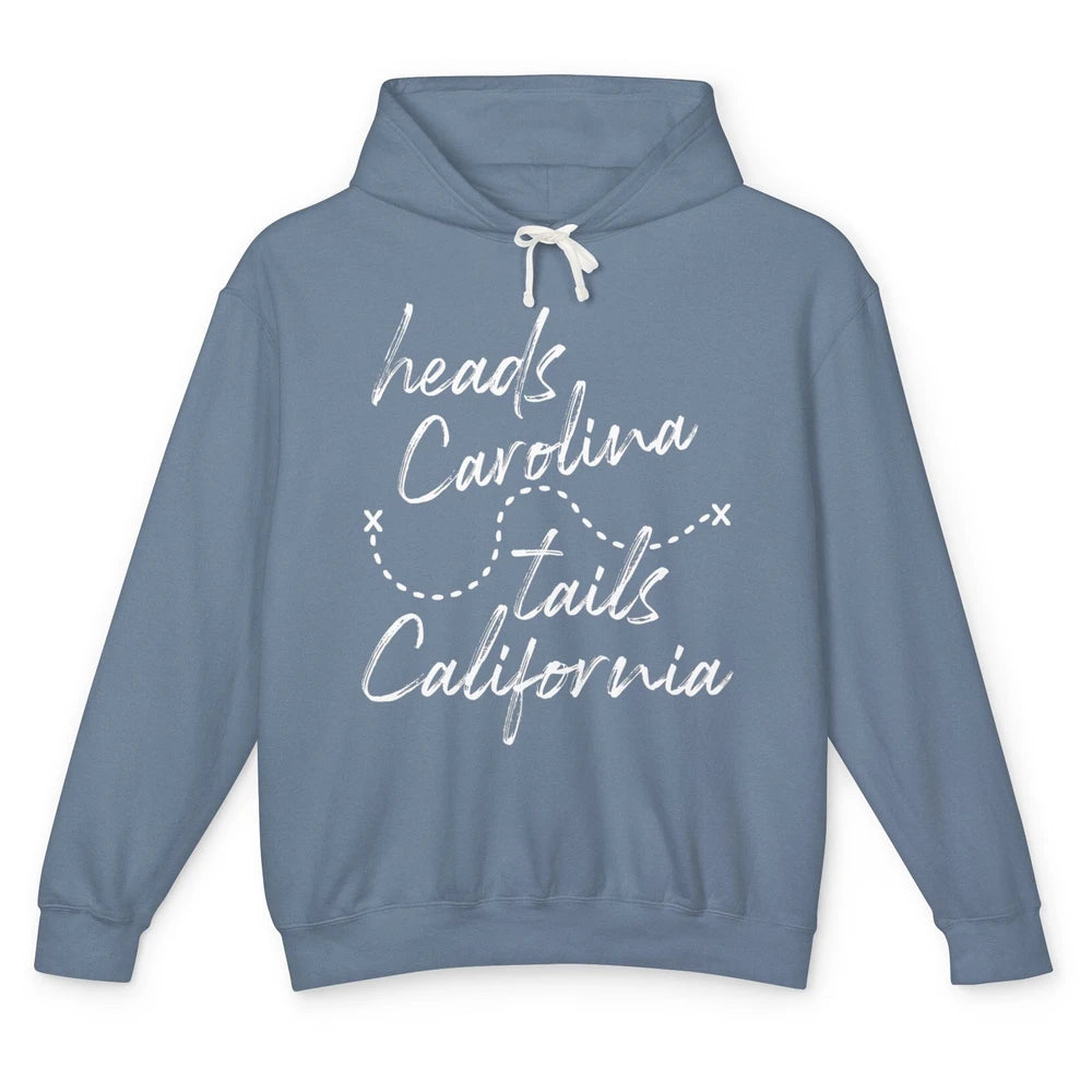 Retro 90s Heads Carolina Tail California Beach Summer Travel Unisex Lightweight Hoodie