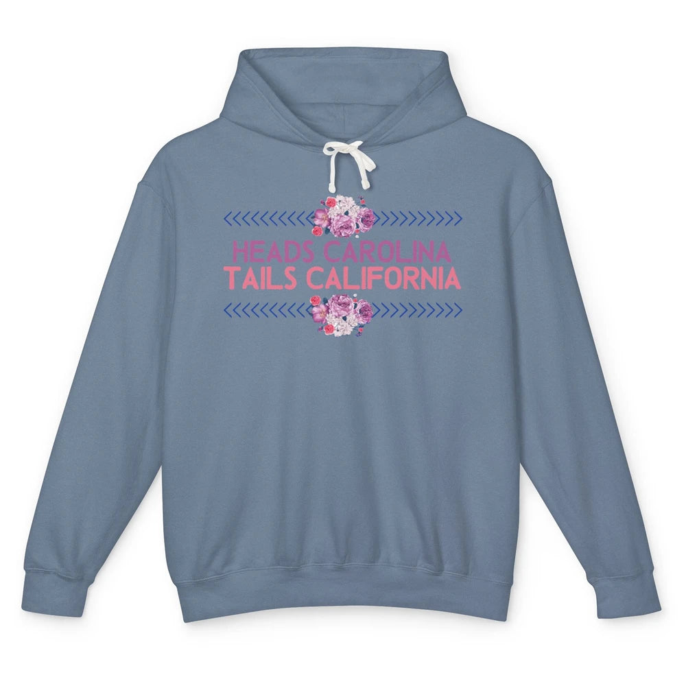 Retro Heads Carolina Tails California Western Summer Holiday Unisex Lightweight Hoodie