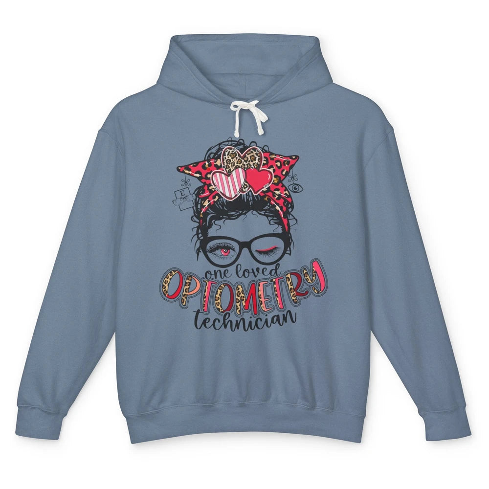 Optometry Tech One Loved Optometry Technician Optometry Girl Unisex Lightweight Hoodie