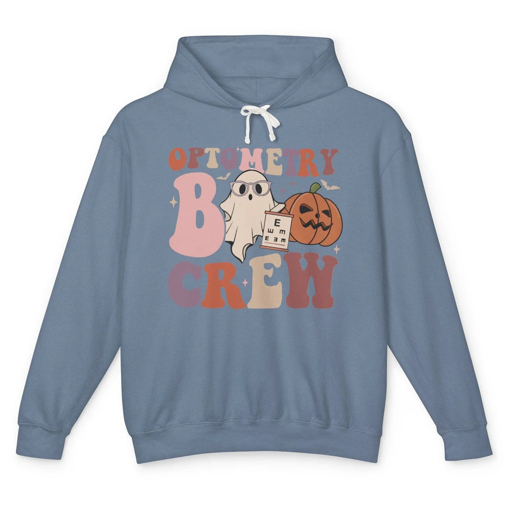 Optometry Boo Crew Halloween Ophthalmic Tech Optometrist Unisex Lightweight Hoodie