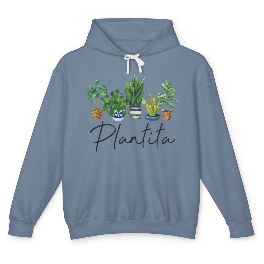 Plantita Plant Lovers Gardening Planting Plant Lady Gift Unisex Lightweight Hoodie