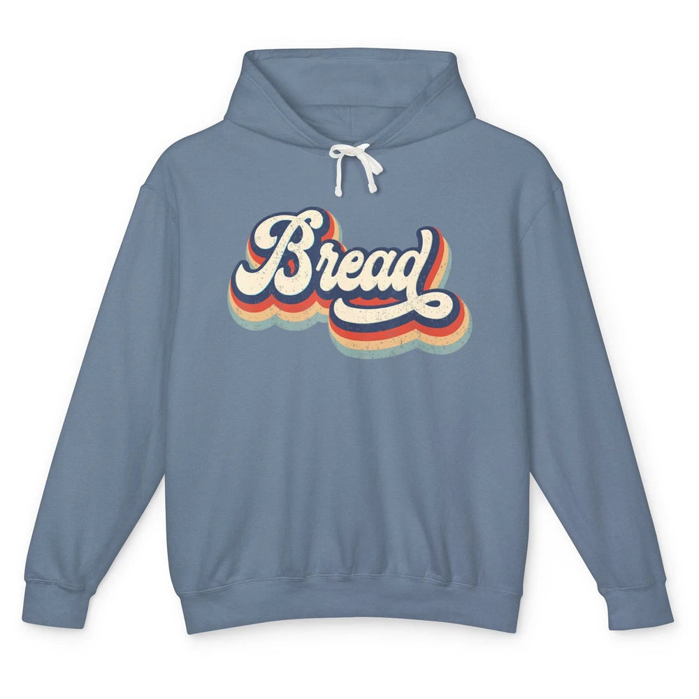 Retro 70s Bread Vintage Baking Baker Sweet Bun Bakery Lover Unisex Lightweight Hoodie